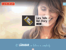 Tablet Screenshot of larabar.com